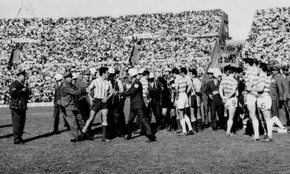 El duelo entre Racing de Avellaneda y Celtic de Glasgow de 1967 hubo cinco expulsados en el partido de desempate.