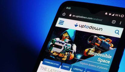 Tienda de aplicaciones UptoDown en Android.