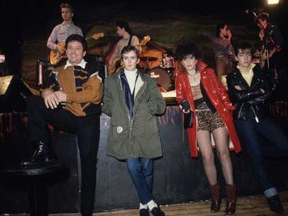 Imagen de 1984 de la ya desaparecida sala Rock-Ola, uno de los templos de la movida madrileña.