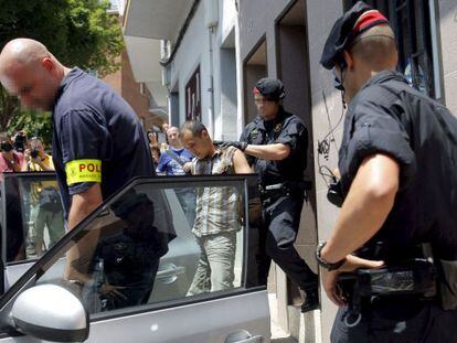 Un dels detinguts, el 2009, durant l'operació dels Mossos d'Esquadra a Mataró.