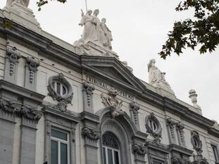 La sede del Tribunal Supremo, en Madrid.