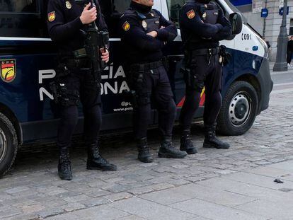 Agentes de la Policía Nacional, en una foto de archivo. 