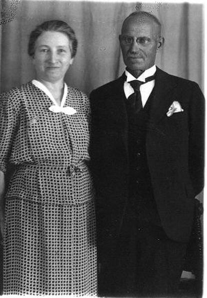 Lina Levi y Eduard Heilbruner, abuelos maternos de Dory Sontheimer.