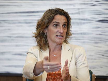 Teresa Ribera, ministra para la Transición Ecológica y vicepresidenta cuarta del Gobierno PABLO MONGE