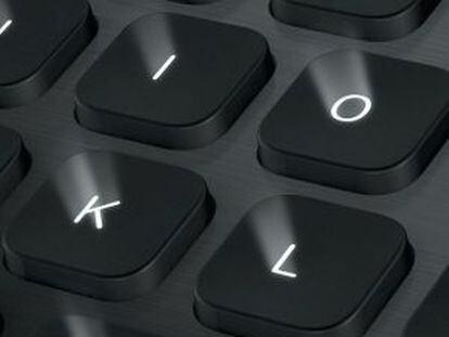 El teclado K810 de Logitech.