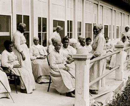 Antiguas esclavas estadounidenses en los años veinte.