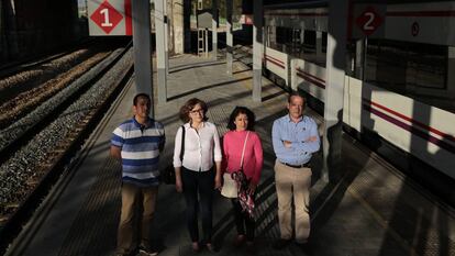 José Martín Lapo, Catalina Jiménez, Jakeline Rivera y Dante Scherman víctimas del 11-M.