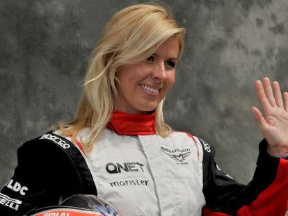 Maria de Villota, en el GP de Australia de 2012.