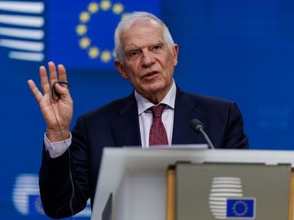 El alto representante de Política Exterior de la UE, Josep Borrell, el lunes en Bruselas.