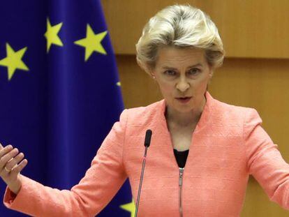 La presidenta de la Comisión, Ursula von der Leyen.