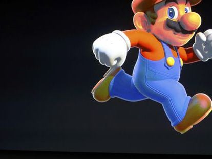 El creador de Mario, el japon&eacute;s Shigeru Miyamoto, en la presentaci&oacute;n de Apple.