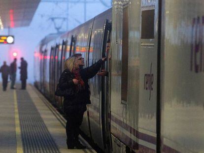 Tren que cubre el recorrido entre Zamora y Madrid.