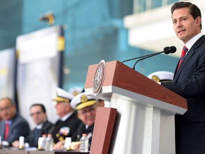 Peña Nieto, durante un evento. 