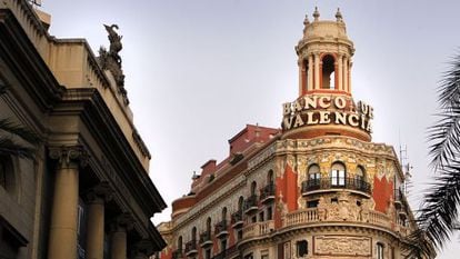 El edificio del Banco de Valencia. 