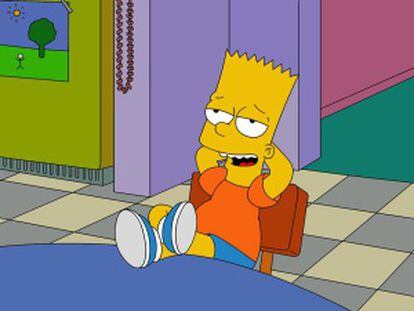 Bart Simpson en una escena de Los Simpson.