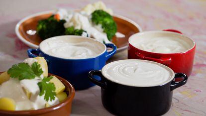 Tres formas de hacer mayonesa sin huevo: lactonesa, tofunesa y fabanesa