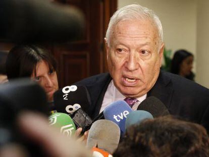 Jos&eacute; Manuel Garc&iacute;a-Margallo en el Congreso el pasado 30 de diciembre. 