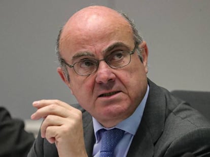 El vicepresidente del Banco Central Europeo (BCE), Luis de Guindos.