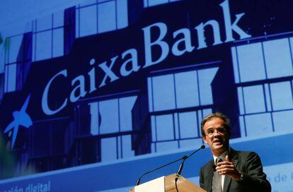 El president de CaixaBank, Jordi Gual