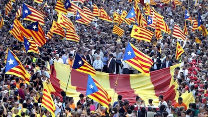 Manifestación contra la sentencia del Estatut, el 10 de julio de 2010. 