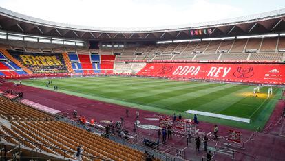 Estadio de La Cartuja, sede la final de la Copa y posible escenario de la Eurocopa 2020.