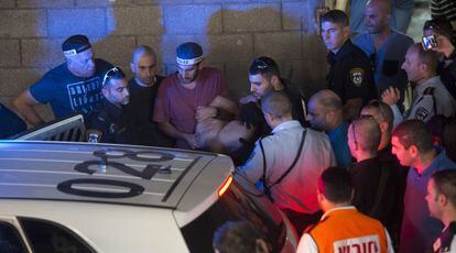 La polic&iacute;a detiene a Raed Jalil Ben Mahmud, este jueves en Tel Aviv.  