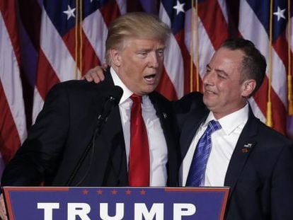 Donald Trump nombra al lider republicando Reince Priebus como su jefe de gabinete.