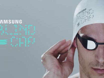 Samsung Blind Cap: un gorro de natación con Bluetooth y vibración