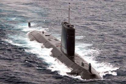 Imagen del submarino S-72<i> Siroco</i>.