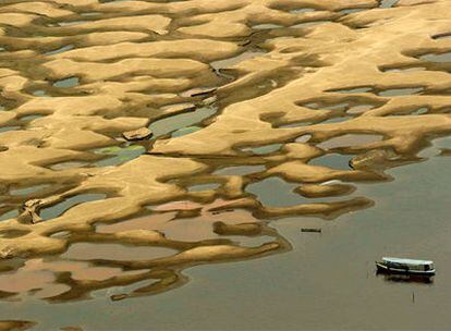 Foto realizada por Greenpeace en el río Amazonas cerca de Manaos.
