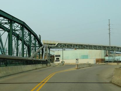 El puente internacional de Fort Frances-International Falls, en una imagen de 2018.