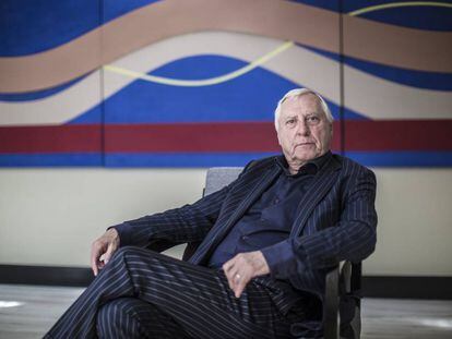 Peter Greenaway, en un hotel de CIudad de México