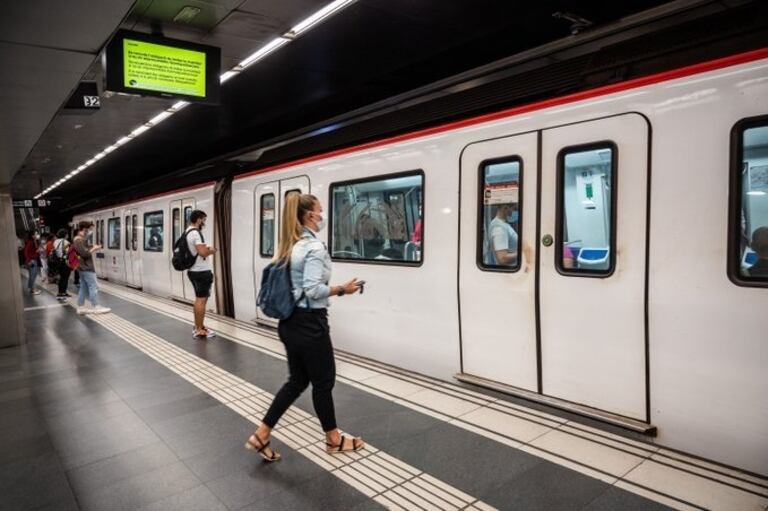 En la imagen, una de las estaciones de la L1 del Metro de Barcelona.