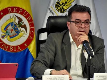 El economista Olmedo López Martínez, quien renunció a la dirección de la Unidad Nacional de Gestión del Riesgo de Desastres.