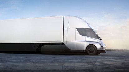 Tesla Semi, el camión eléctrico de Elon Musk.