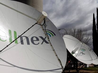 Una antena de Cellnex.