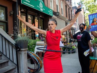 El pasado junio, durante un acto de campaña en el vecindario Bedford Stuyvesant de Brooklyn.