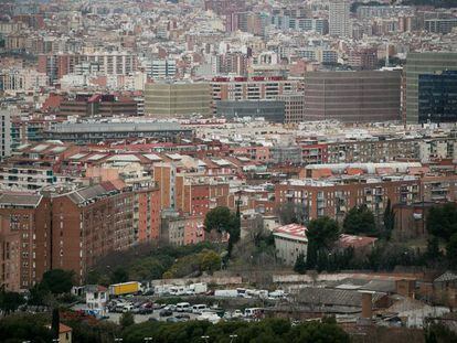 En primer plano vista de la Marina del Prat Vermell