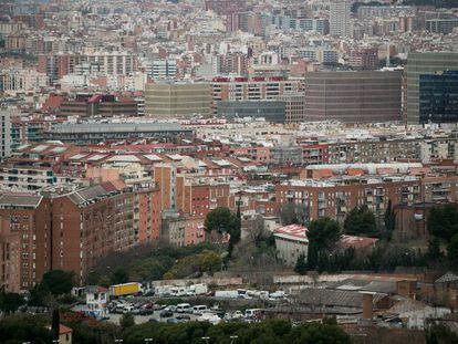 En primer plano vista de la Marina del Prat Vermell