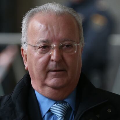 Sevilla 19/11/2019. En la imagen, el exconsejero de Empleo Antonio Fernández, a su llegada a la Audiencia de Sevilla. Ha sido condenado a 7 años de prisión y 18 de inhabilitación por prevaricación y malversación.
