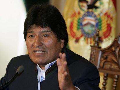 El presidente boliviano, Evo Morales, el pasado jueves.