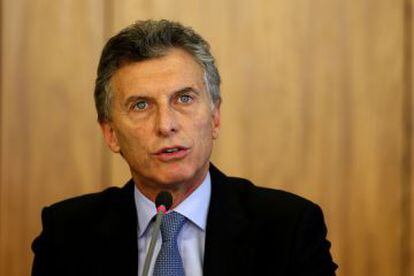 El presidente de Argentina, Mauricio Macri.