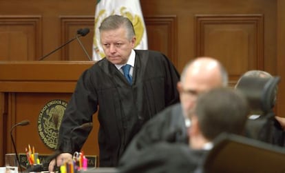 El ministro de la Suprema Corte, Arturo Zaldívar.