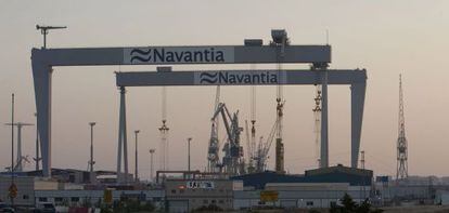 Astilleros de Navantia en Puerto Real.