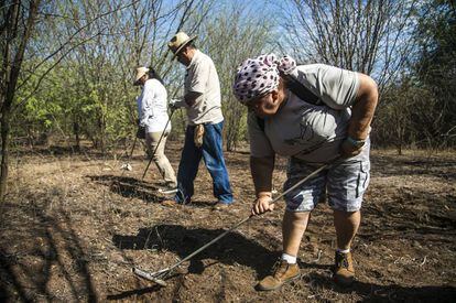El colectivo Voces Unidas por la Vida en búsqueda de desaparecidos en Culiacá, Sinaloa.