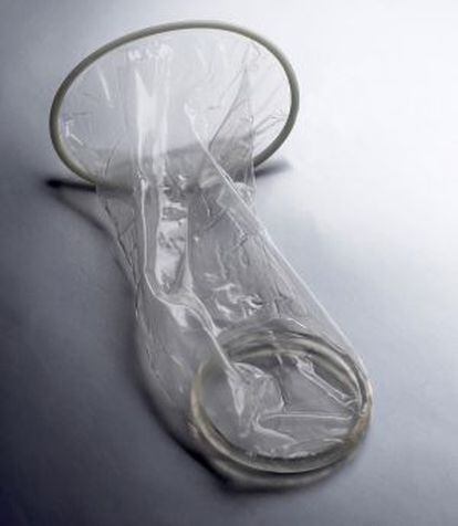 Un preservativo femenino
