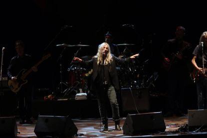 Patti Smith, en un moment del concert.