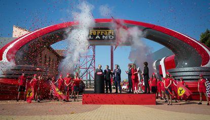El parc Ferrari Land, el dia que es va inaugurar, l'abril del 2017.