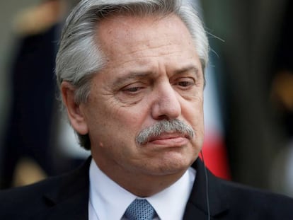 El presidente argentino, Alberto Fernández.