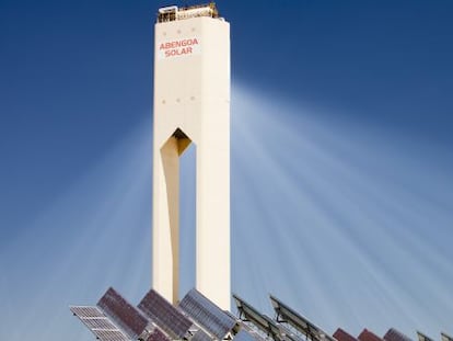 Planta solar de Abengoa.